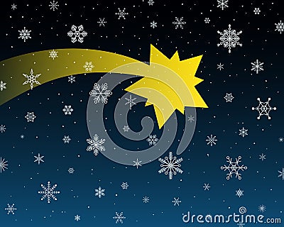 Bethlehem star Vector Illustration