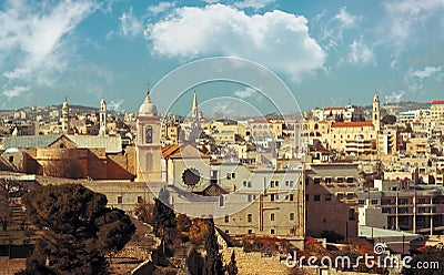 Bethlehem: view of historical part Stock Photo