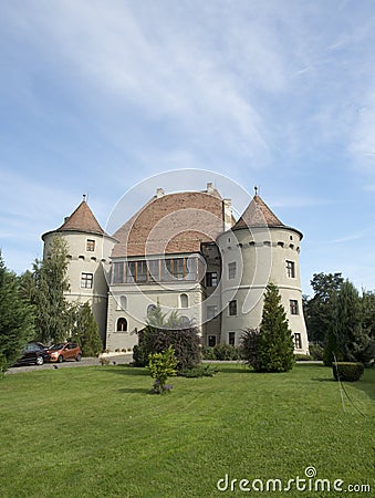 Bethlen-Haller castle, Romania Stock Photo