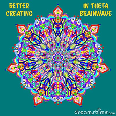 Better Creating In Theta Brainwave Stock Photo