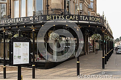 Bettys and Taylors of Harrogate Tea Room in Harrogate Editorial Stock Photo