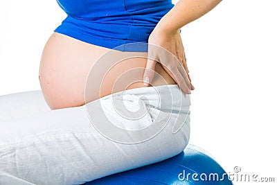 Beuautiful pregnant caucasian woman Stock Photo
