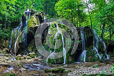 Beusnita waterfall Stock Photo