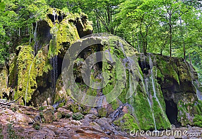 Beusnita Waterfall, Romania Stock Photo