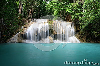 Beutiful waterfall Stock Photo