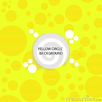Beutiful yellow circle abstract background wallpaper Stock Photo
