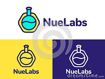 Nue Labs Logo Vector Illustration