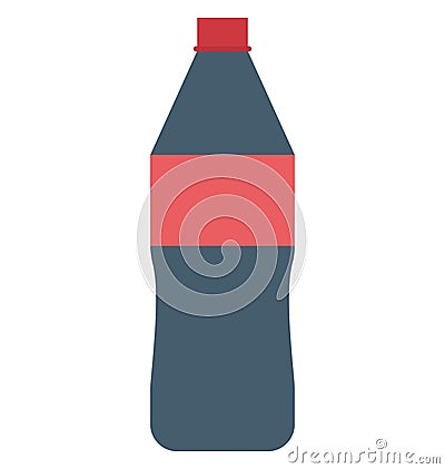 Beverage, coca cola Isolated Color Vector Icon that can be easily modified or edit. Vector Illustration
