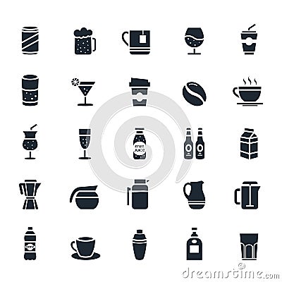 Beverage Icon Vector Illustration