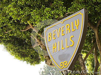 Beverly Hills Editorial Stock Photo