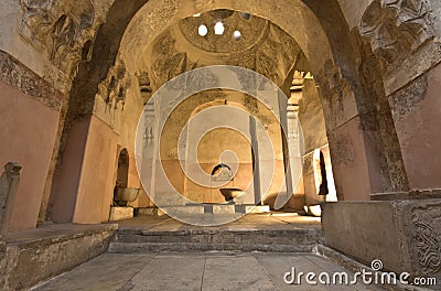 Bey hamam bath historic building at Greece Editorial Stock Photo