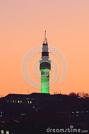 Beyazit Tower Stock Photo