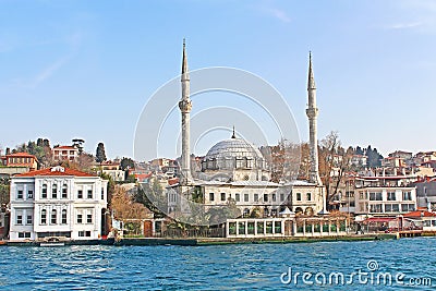 Beylerbeyi Mosque in Istanbul, Turkey Stock Photo