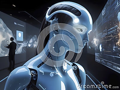 Beyond Boundaries. Exploring Virtual Worlds, Digital Avatars, and More in the Metaversal Universe Stock Photo