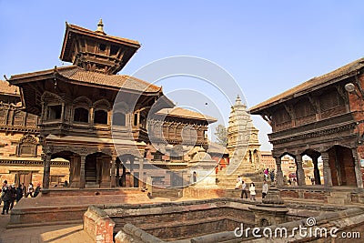 Bhaktapur Durbar Square, Nepal Editorial Stock Photo