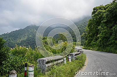 Bhimtal Road, Nainital, Uttarakhand Himalayas Stock Photo