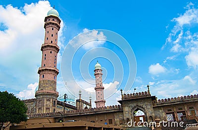 Bhopal Grand Mosque Taj Ul Masajid Stock Photo