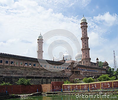 Bhopal Grand Mosque Taj Ul Masajid Stock Photo