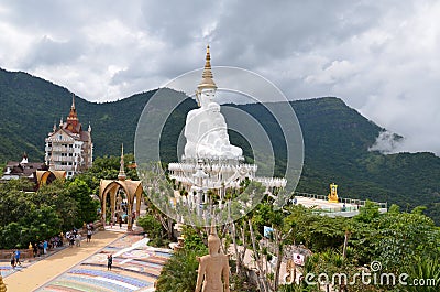 Five sitting buddha Image Editorial Stock Photo