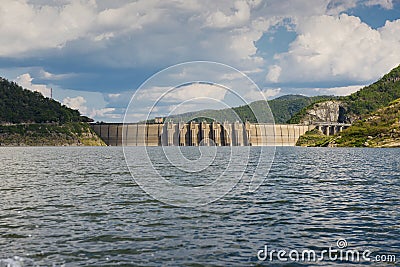 Bhumibol dam Tak Province ,Thailand. Stock Photo