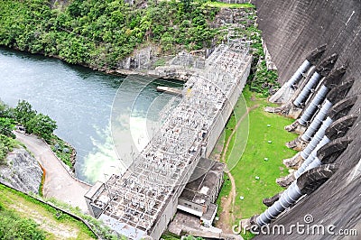 Bhumibol Dam, Tak Province, Thailand. Stock Photo