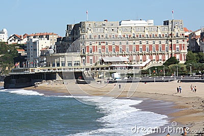 Biarritz. France Editorial Stock Photo
