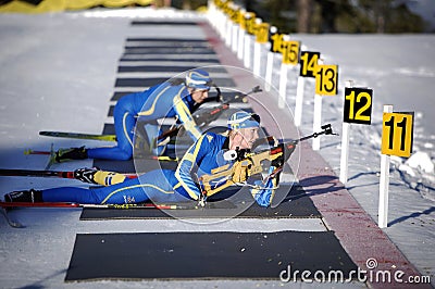 Biathlon Editorial Stock Photo