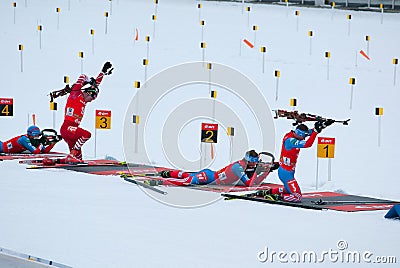 Biathlon Editorial Stock Photo
