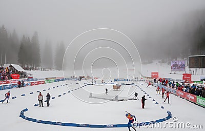 Biathlon Editorial Stock Photo