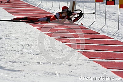 Biathlon Stock Photo