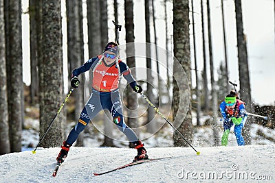 Biathlon BMW IBU World Cup - Mass Start Women Editorial Stock Photo