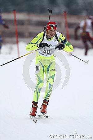 Biathlon Editorial Stock Photo