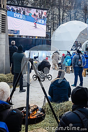 Biathlon world championship - public event in Oslo, Norway Editorial Stock Photo