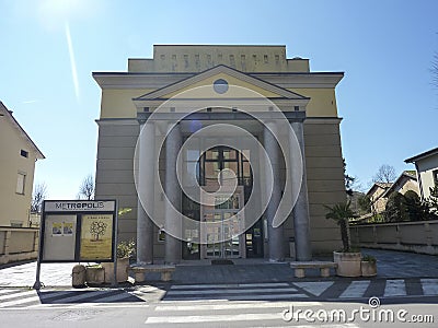 Bibbiano Reggio Emilia new millennium theatre Editorial Stock Photo