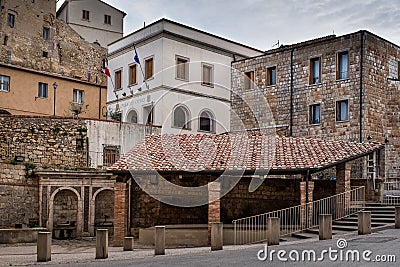 Bibbona, Livorno, Tuscany, Italy, ancient public washrooms Stock Photo