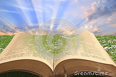 The bible...a gift from god! Stock Photo