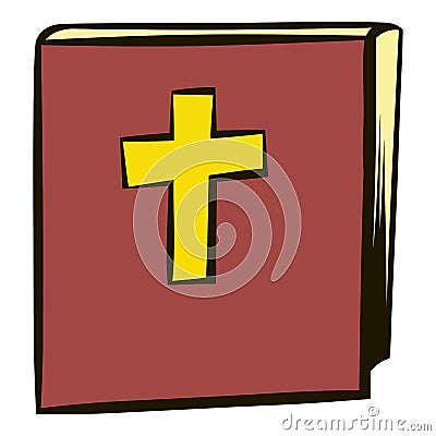 Bible icon cartoon Vector Illustration