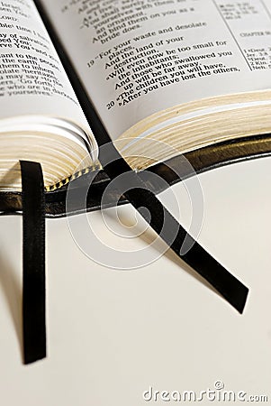 Bible Ribbons Stock Photo