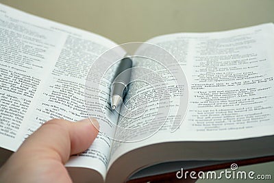 Bible study Stock Photo