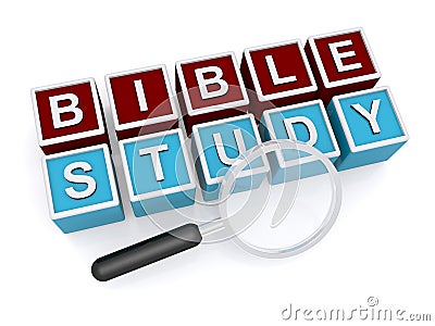 Bible study Stock Photo