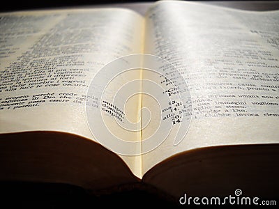 Bible view Stock Photo