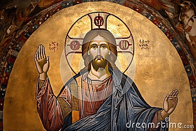Biblical respresentation of jesus Christ Stock Photo