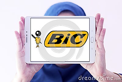 Bic logo Editorial Stock Photo