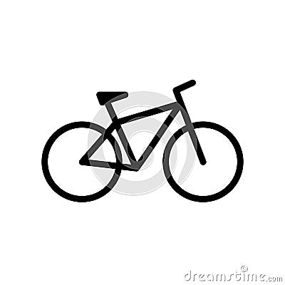 Bicycle. Bike icon vector in flat style Vector Illustration