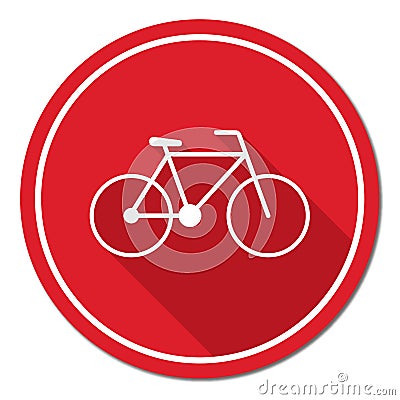 Bicycle / bike icon Vector Illustration