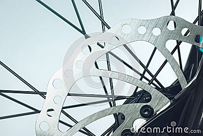 Bicycle brake dist Stock Photo