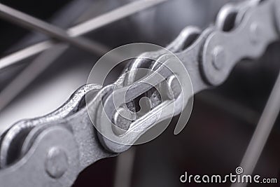 Bicycle chain Stock Photo