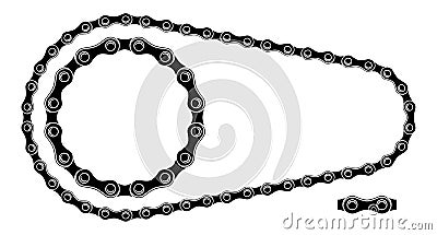Bicycle chain Vector Illustration
