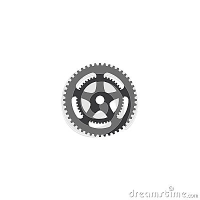 Bicycle cogwheel illustration Vector Illustration