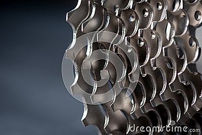 Bicycle gearing Stock Photo